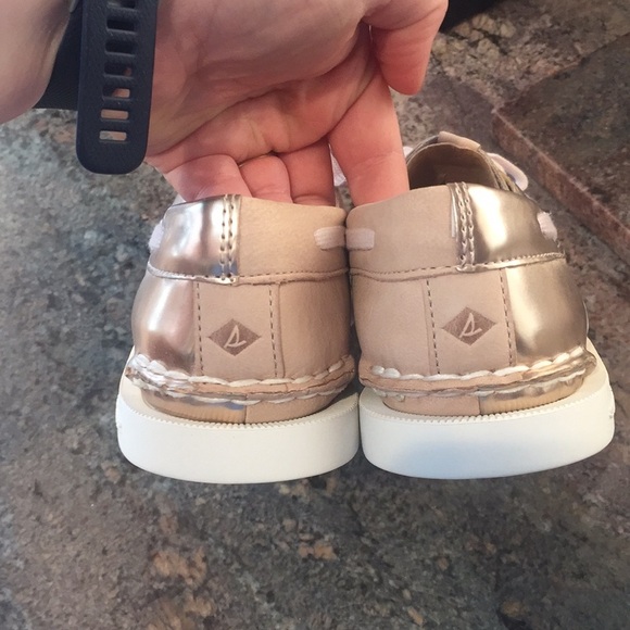 Sperry Top Sider Metallic Boat Shoes G04 - Picture 3 of 6